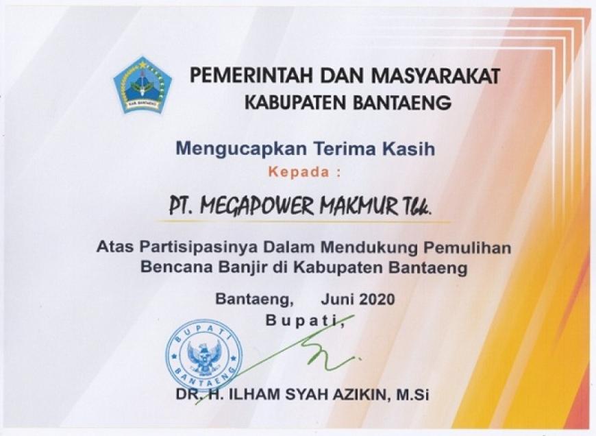 MEGAPOWER PEDULI COVID-19 ( PIAGAM PEMKAB BANTAENG )